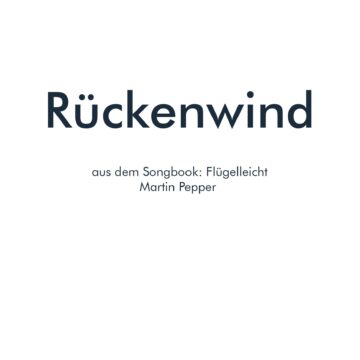 Rückenwind - Klaviernoten
