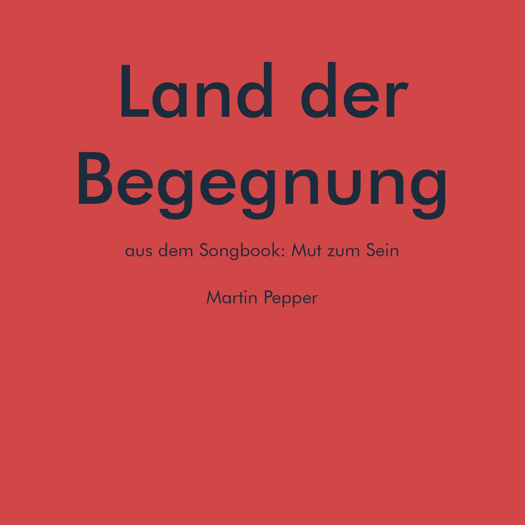Land der Begegnung Land der Begegnung