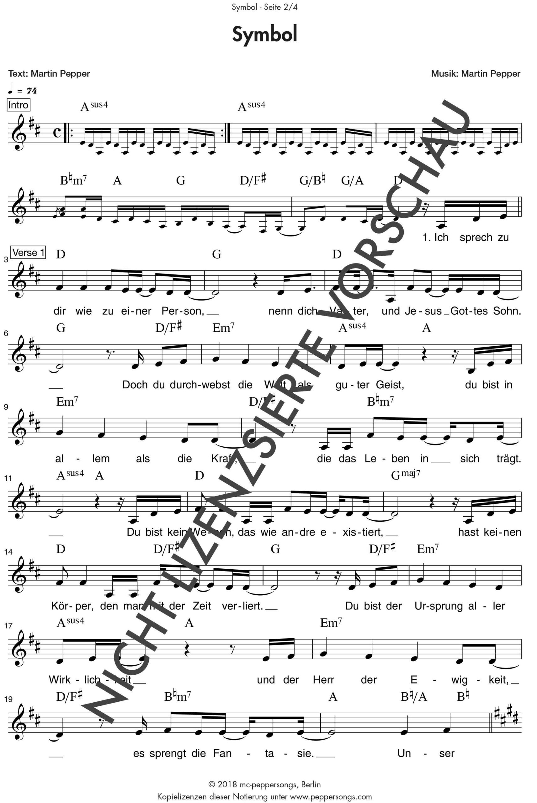 Symbol - Liednoten Symbol - Liednoten
